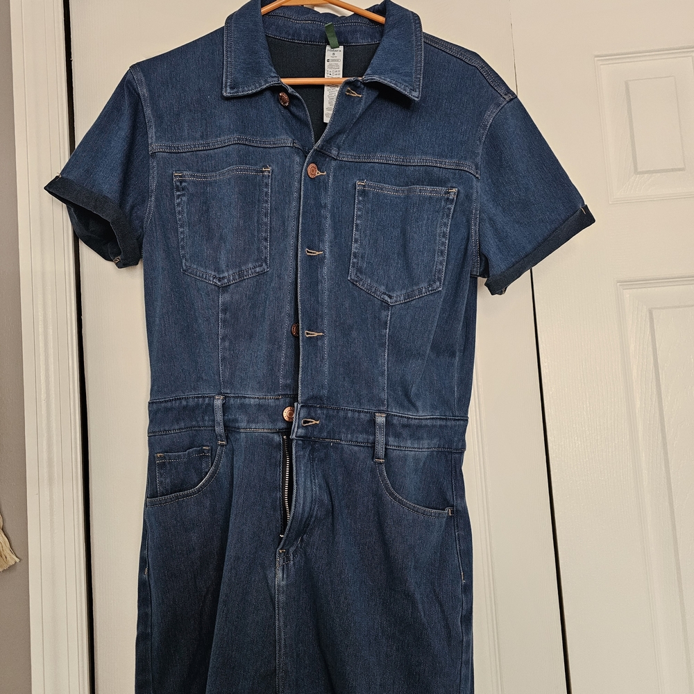 HALARA Blue Denim Jumpsuit